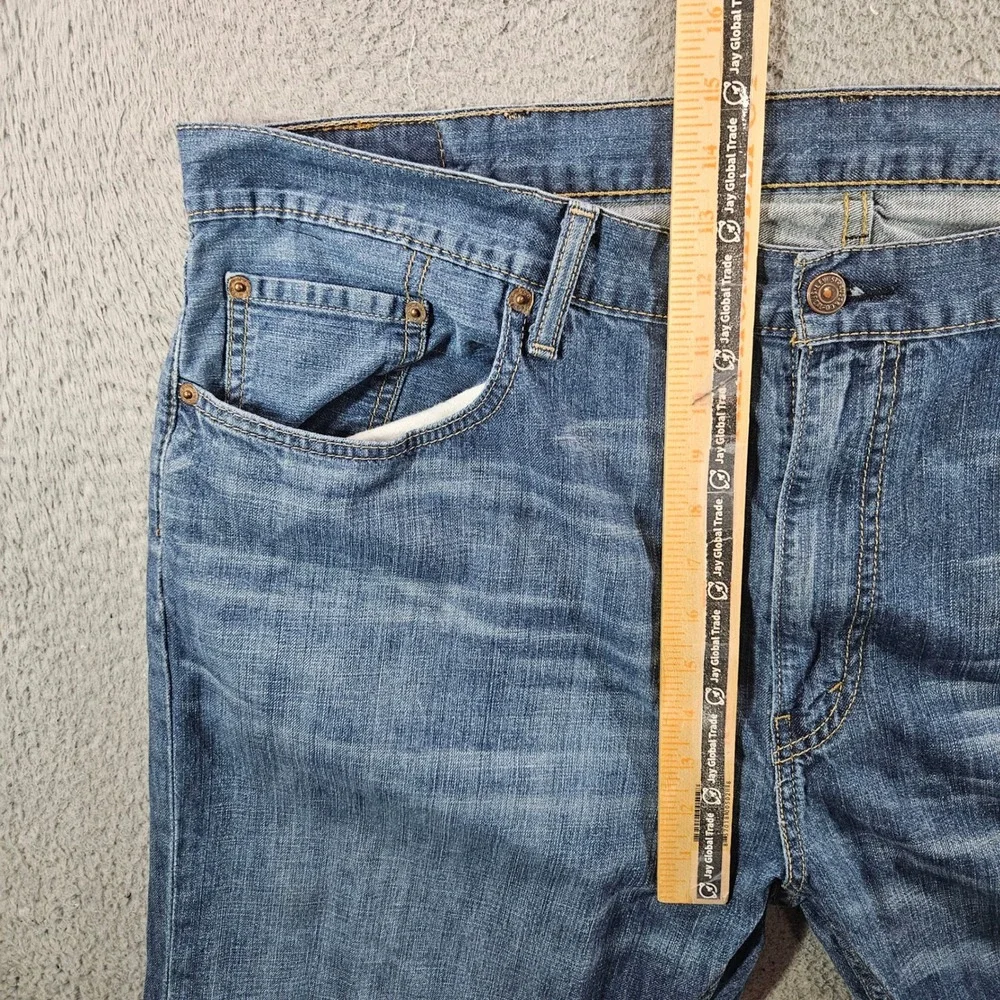 Levis 559 Relaxed Straight Jeans Mens 42x30 Blue Denim Medium Wash